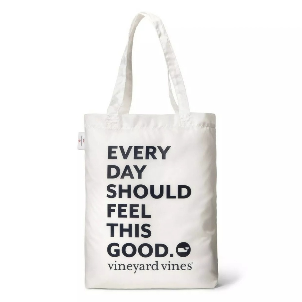 Vineyard Vines for Target Reusable White bag Tote
